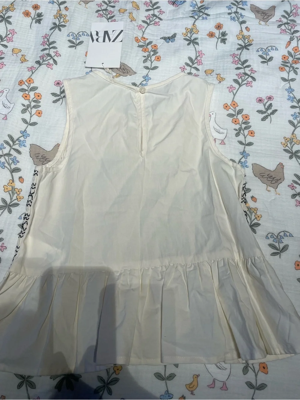NWT ZARA Girl’s 100% Cotton Summer Tank Tunic